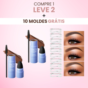 PerfectBrow™ Sace Lady Sobrancelhas Perfeitas - COMPRE 1 LEVE 2 + 10 Moldes Grátis