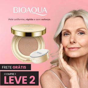 Base BioAqua™  - Alta cobertura e resistente à água e suor