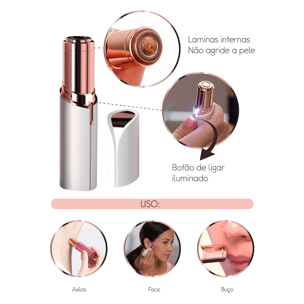 FlawLess Smooth™ Depiladora Facial Indolor Premium
