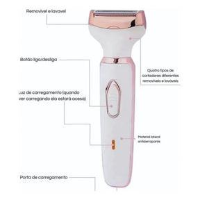 SmartDepil 4D Pro™ Depilador Multifuncional 4 em 1 Premium